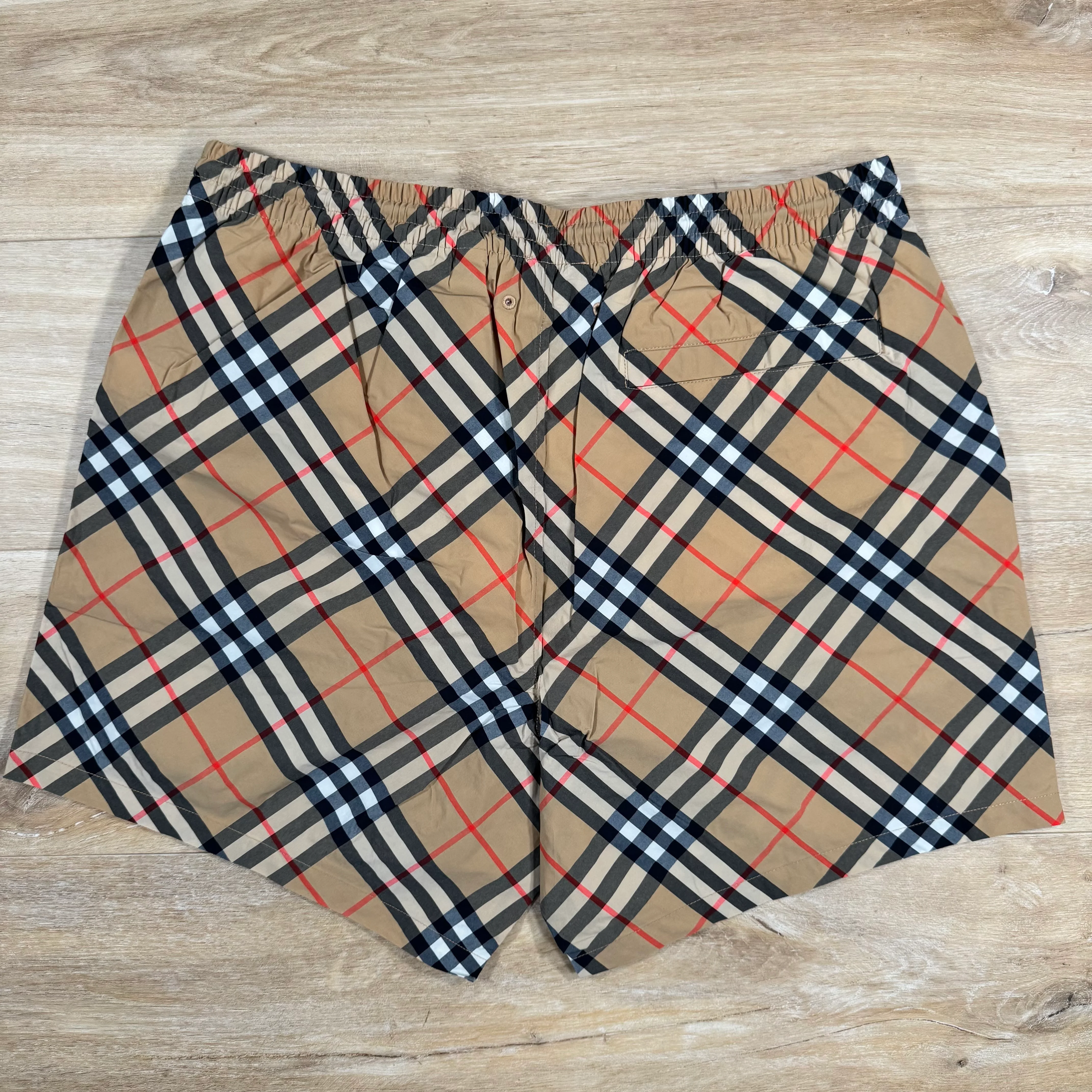 Burberry Check Swim Shorts in Sand - Image 4