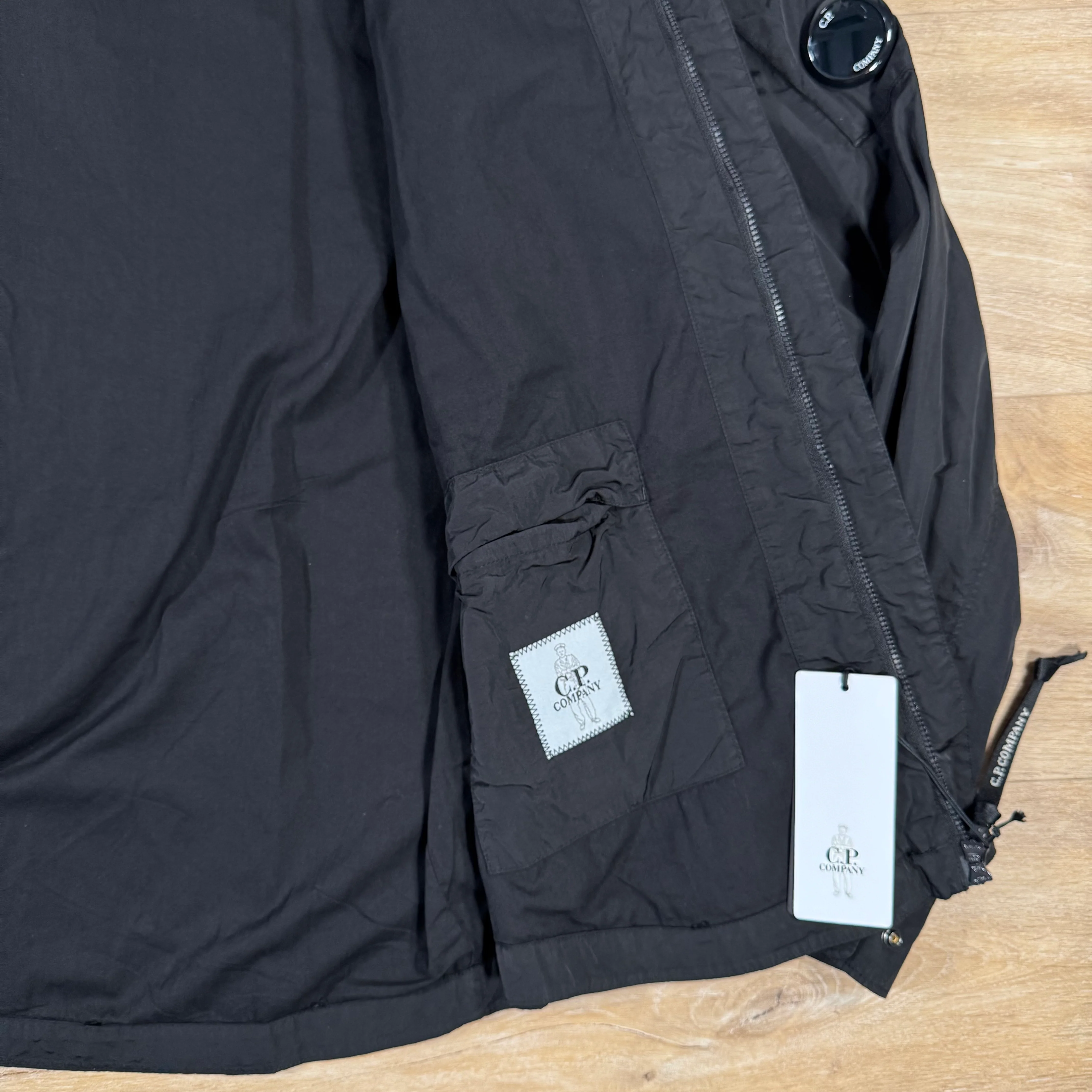 C.P. Company Chrome-R Lens Overshirt in Black - Image 7