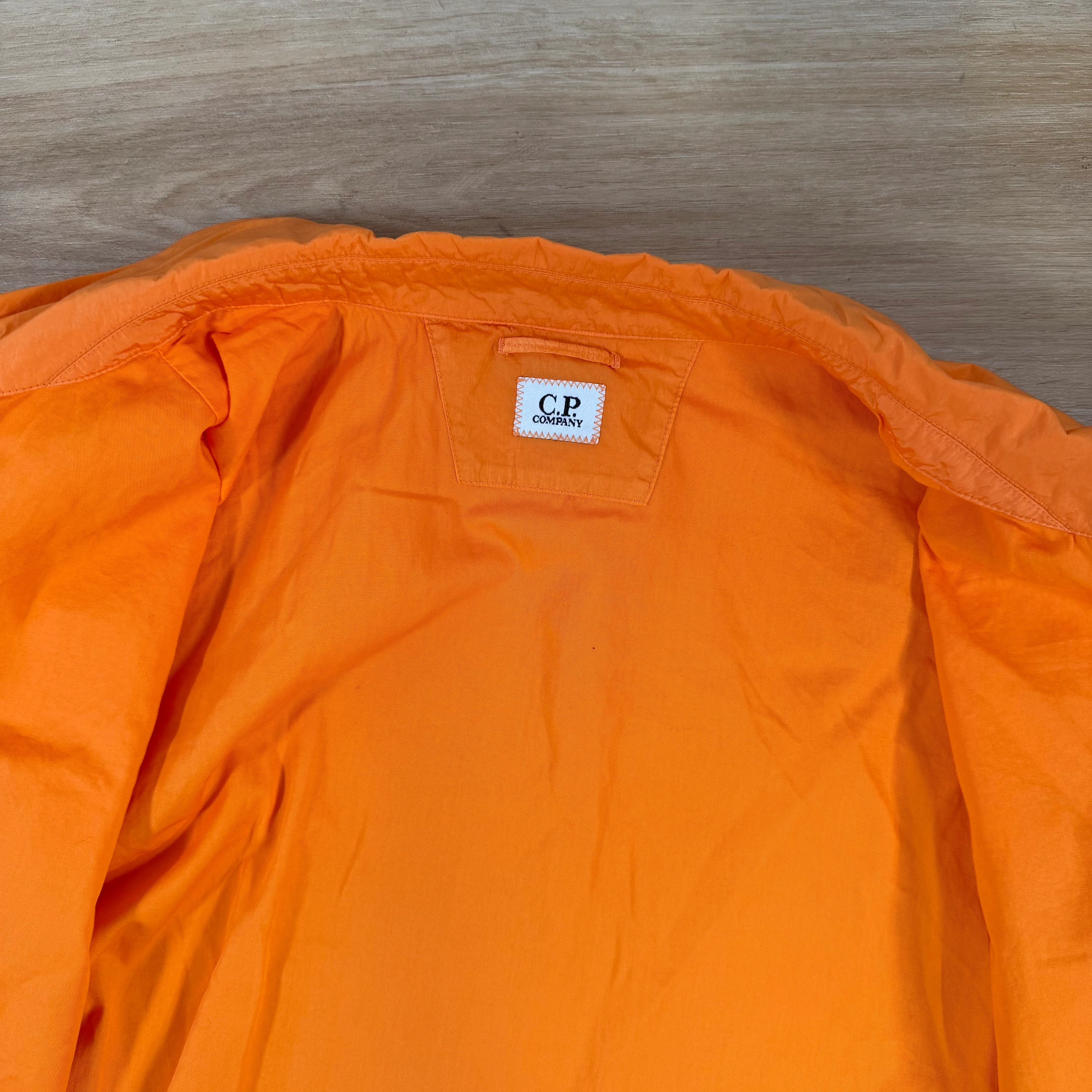 C.P. Company Chrome-R Lens Overshirt in Russet Orange - Image 5