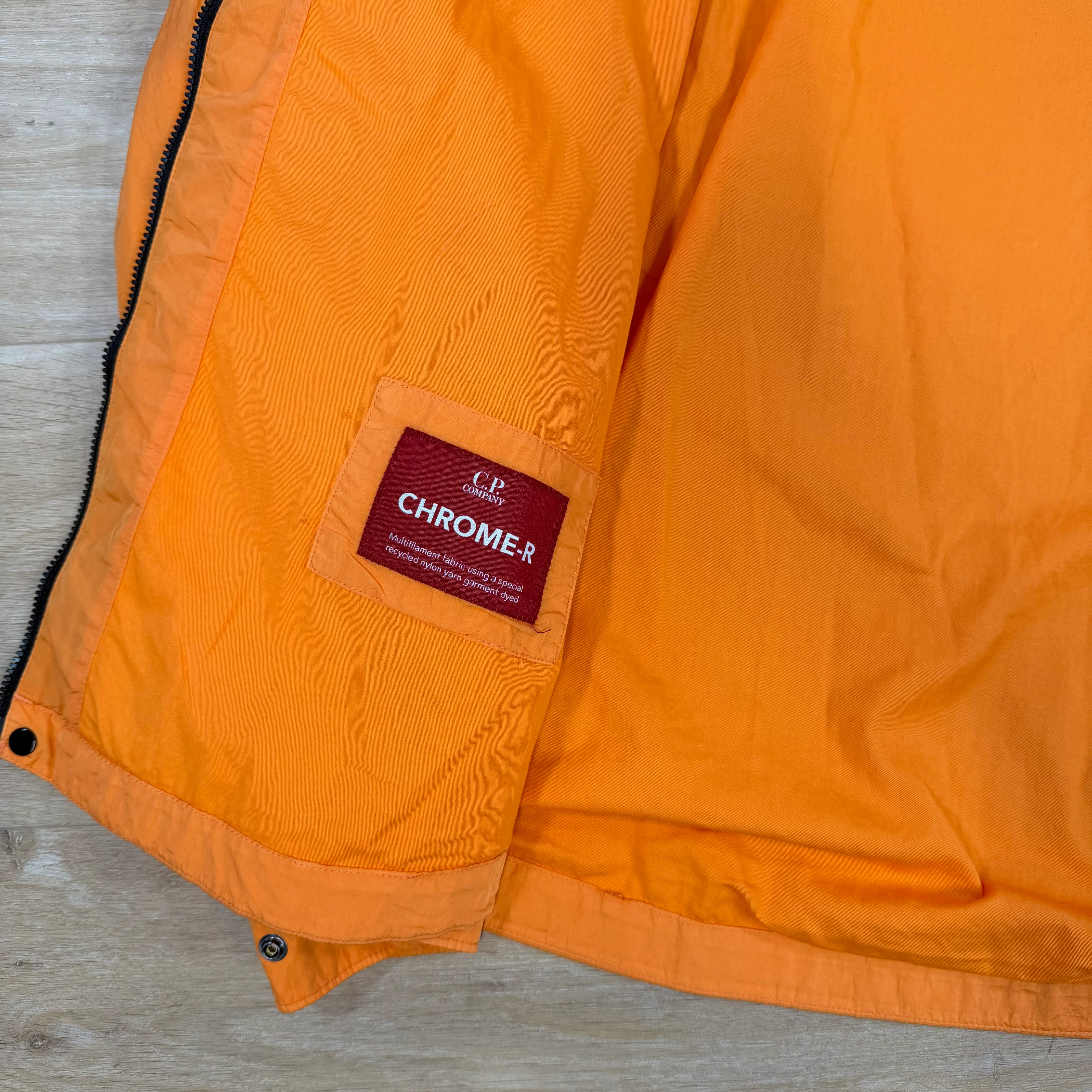 C.P. Company Chrome-R Lens Overshirt in Russet Orange - Image 6