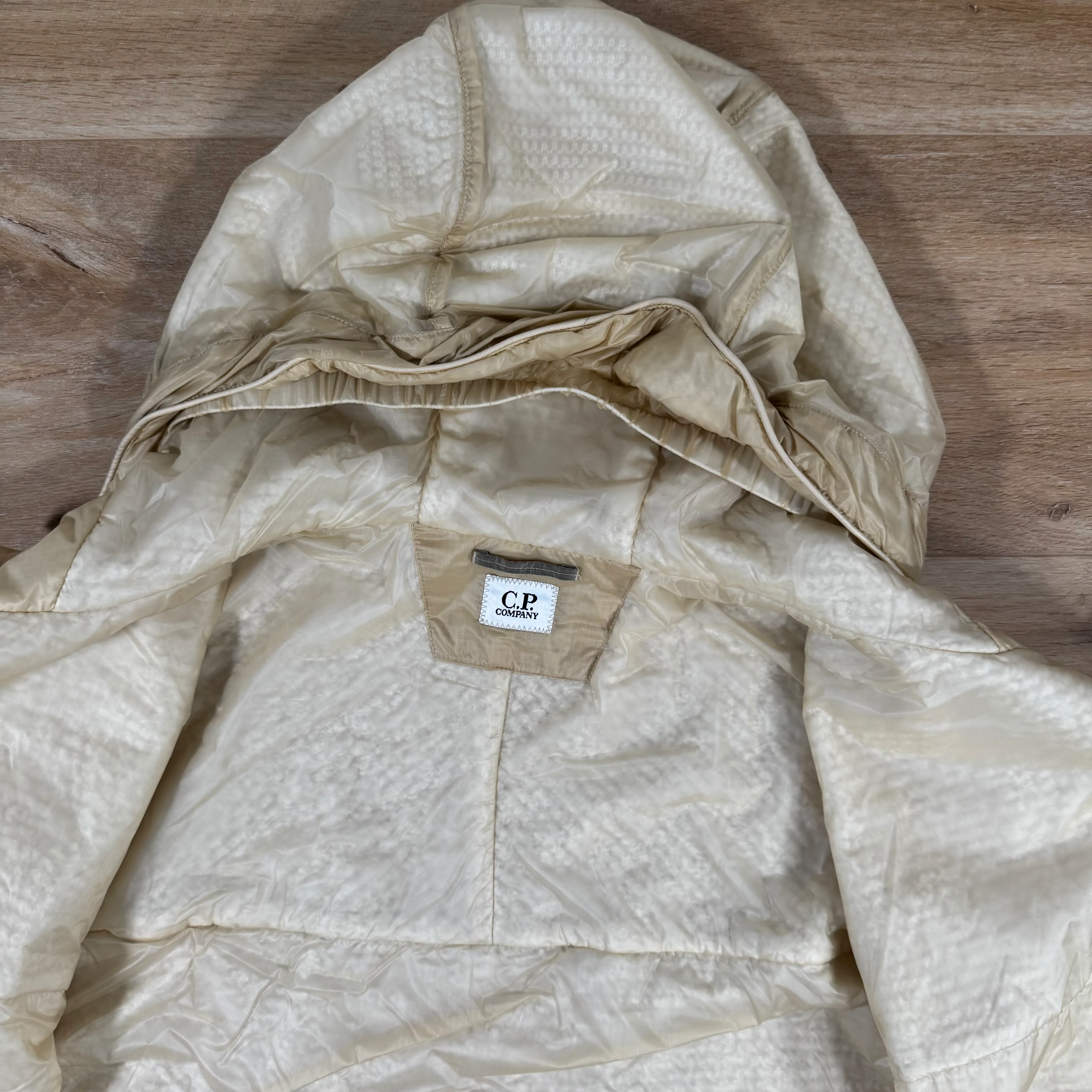 C.P. Company Nada Shell Lens Padded Jacket in Pistachio Shell - Image 5