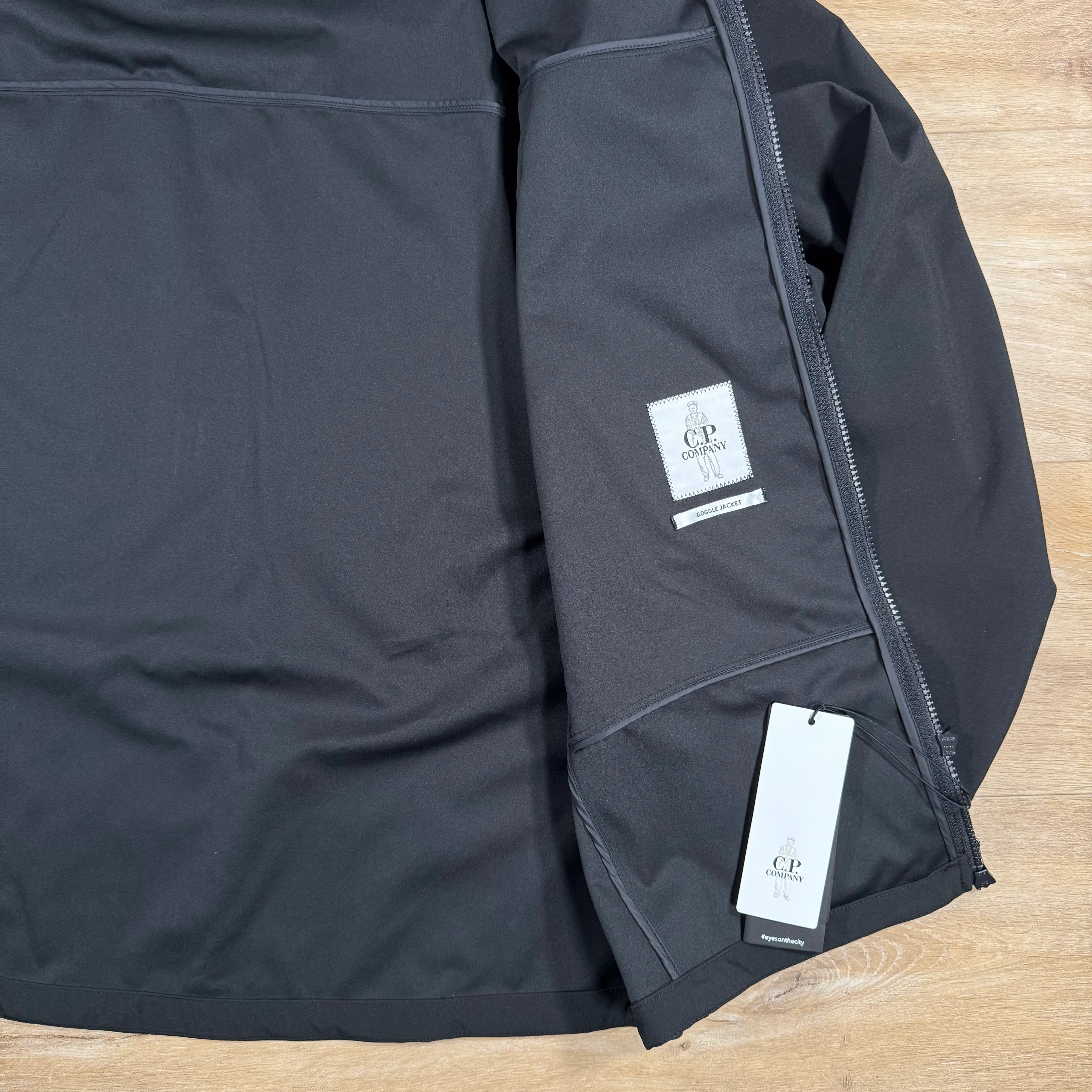 C.P. Company Shell-R Goggle Jacket in Black - Image 7