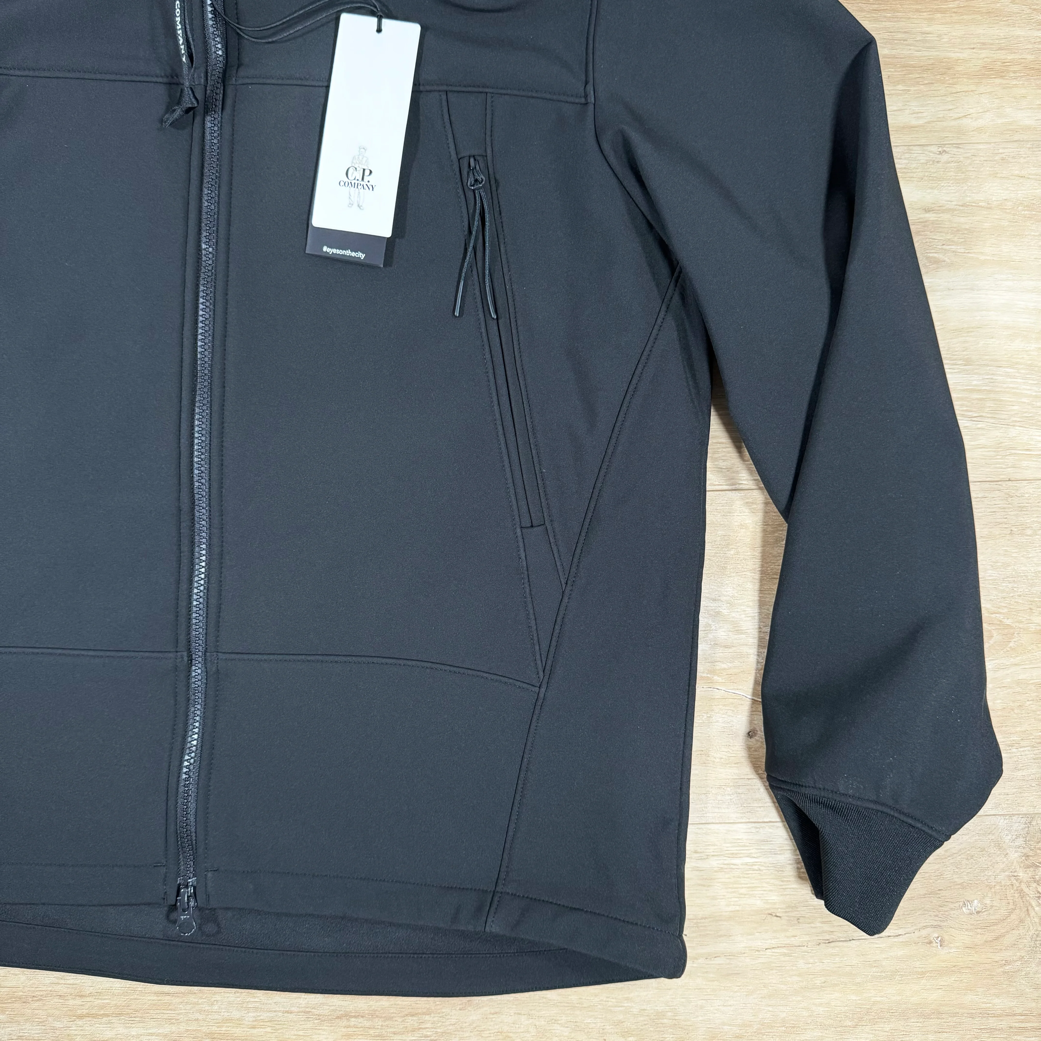 C.P. Company Shell-R Goggle Jacket in Black - Image 3