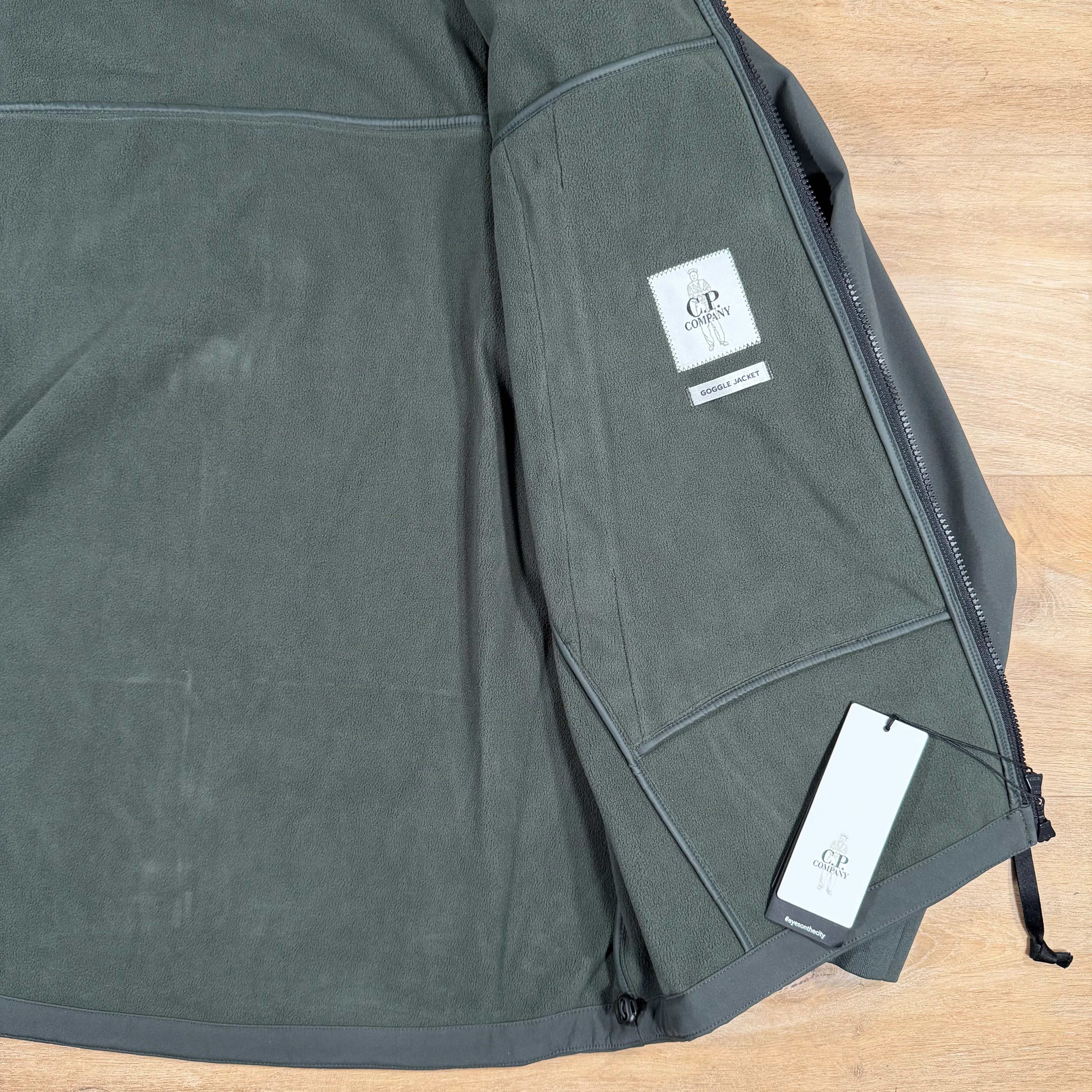 C.P. Company Shell-R Goggle Jacket in Dark Shadow - Grey - Image 7