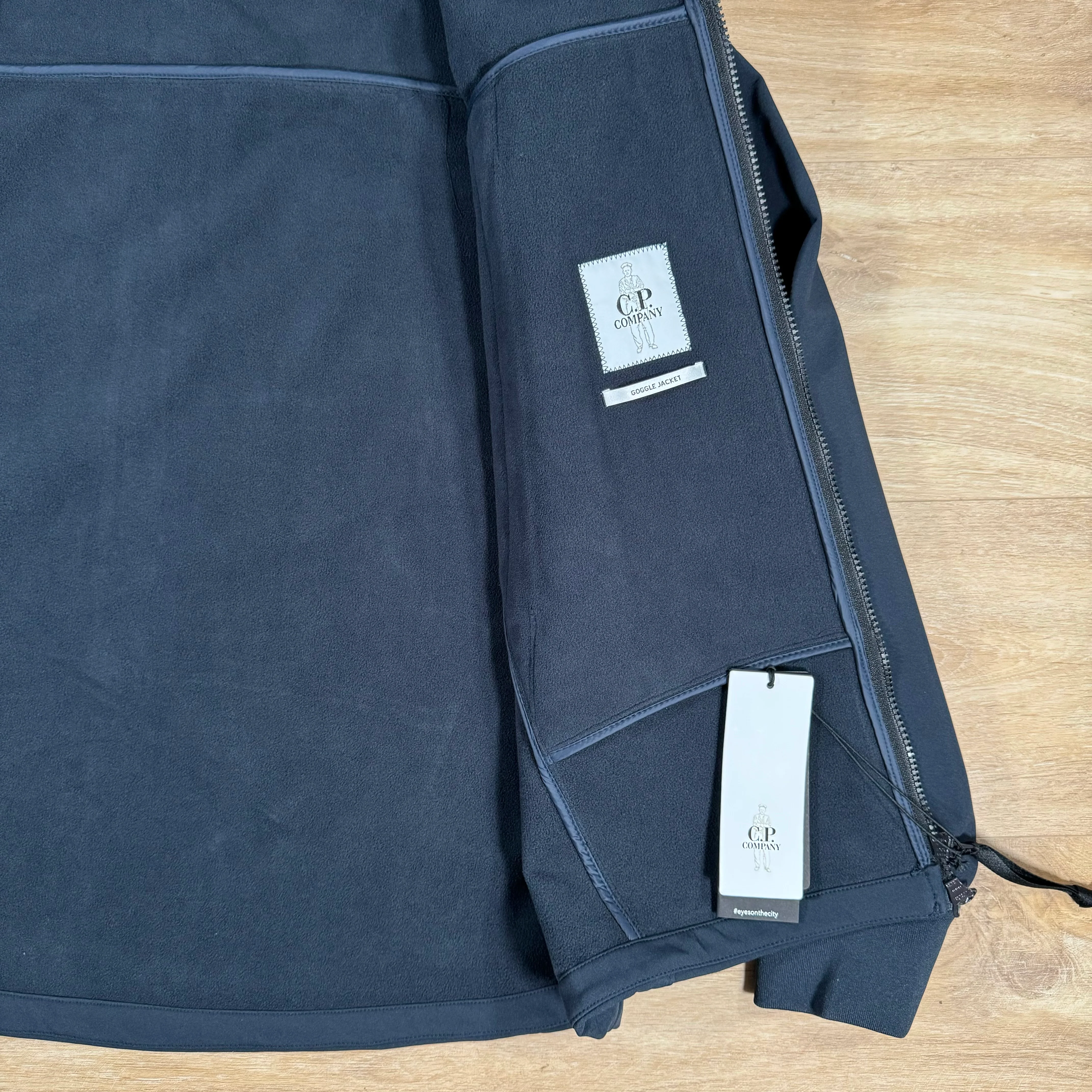 C.P. Company Shell-R Goggle Jacket in Navy - Image 6