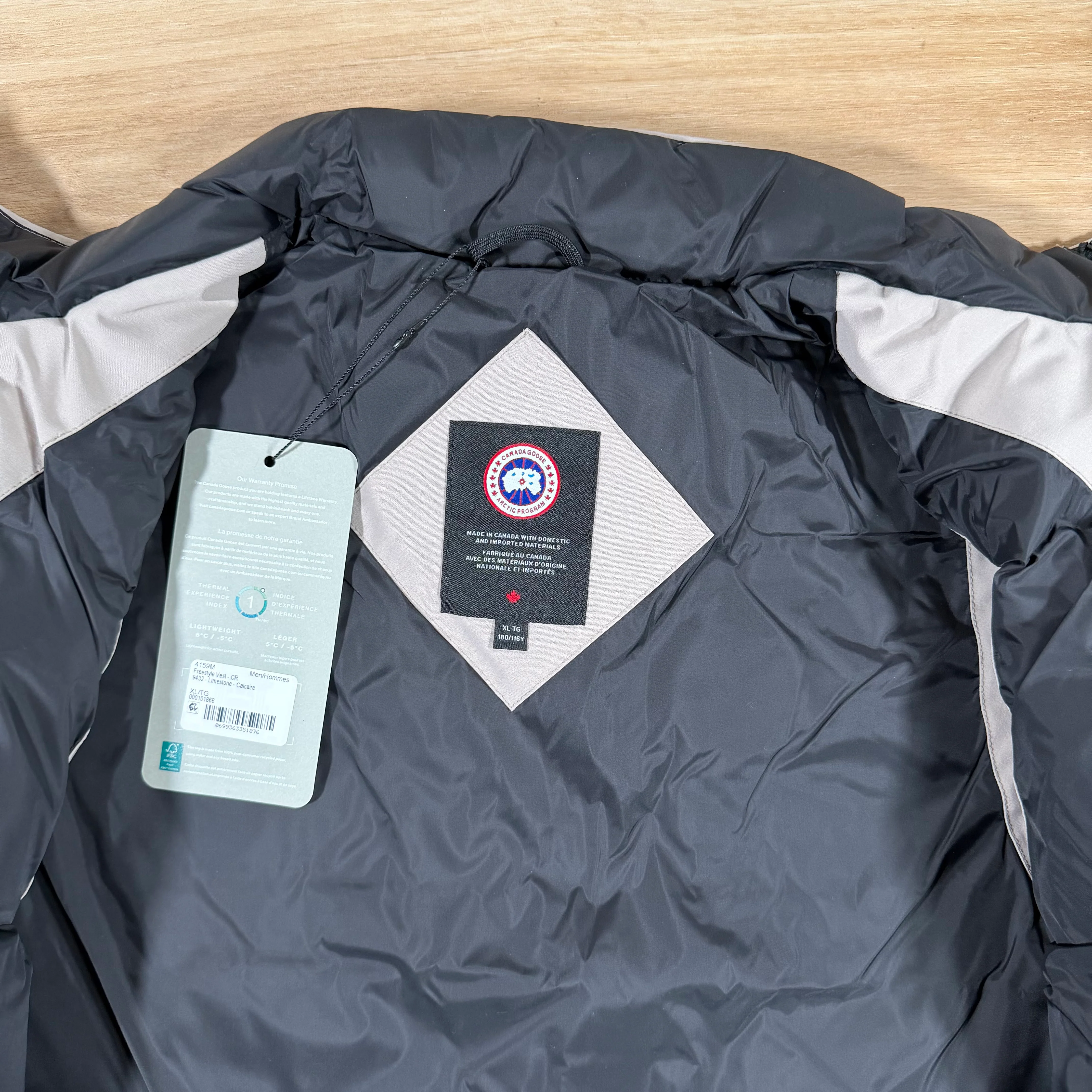 Canada Goose Freestyle Crew Vest in Limestone - Image 5