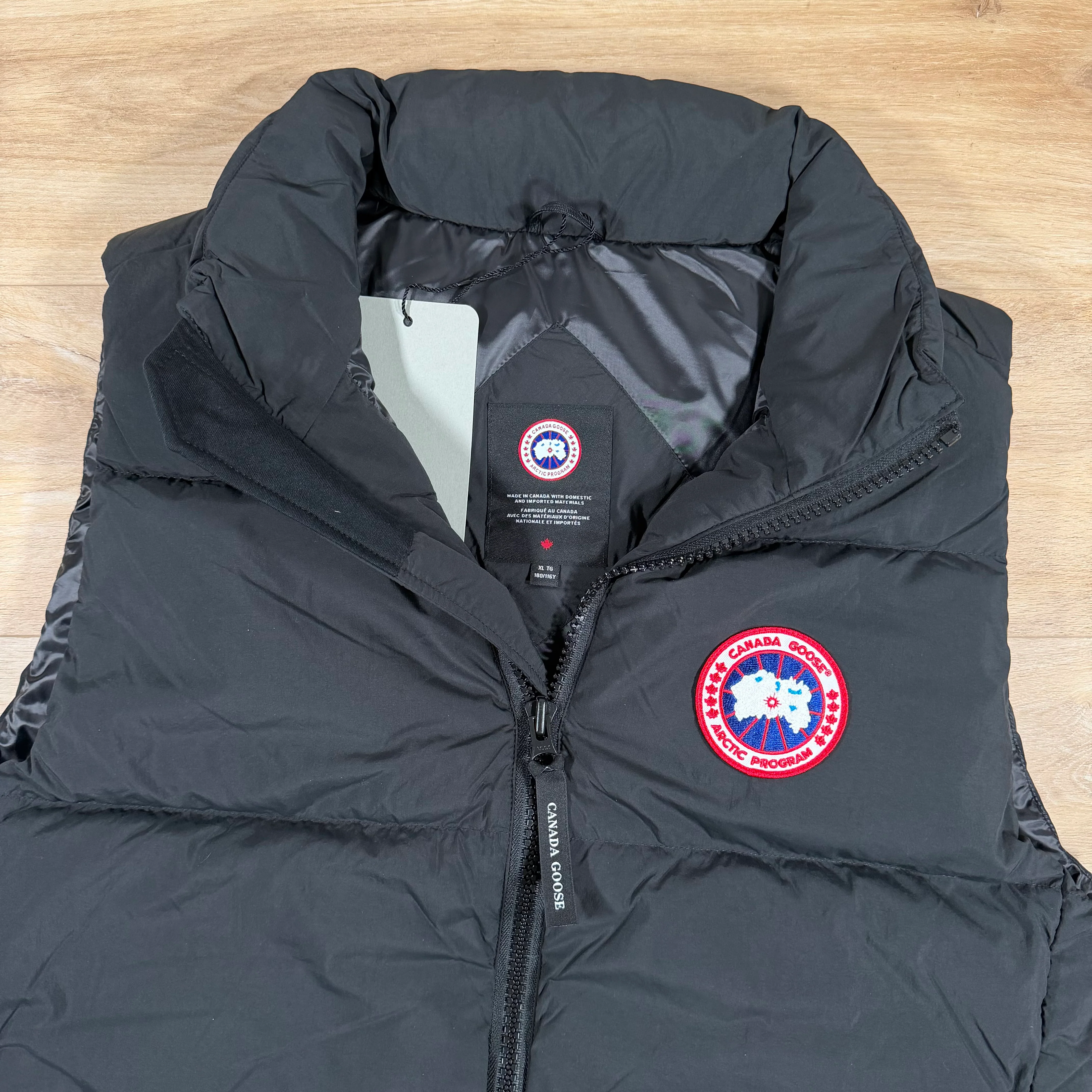 Canada Goose Lawrence Puffer Vest in Black - Image 3