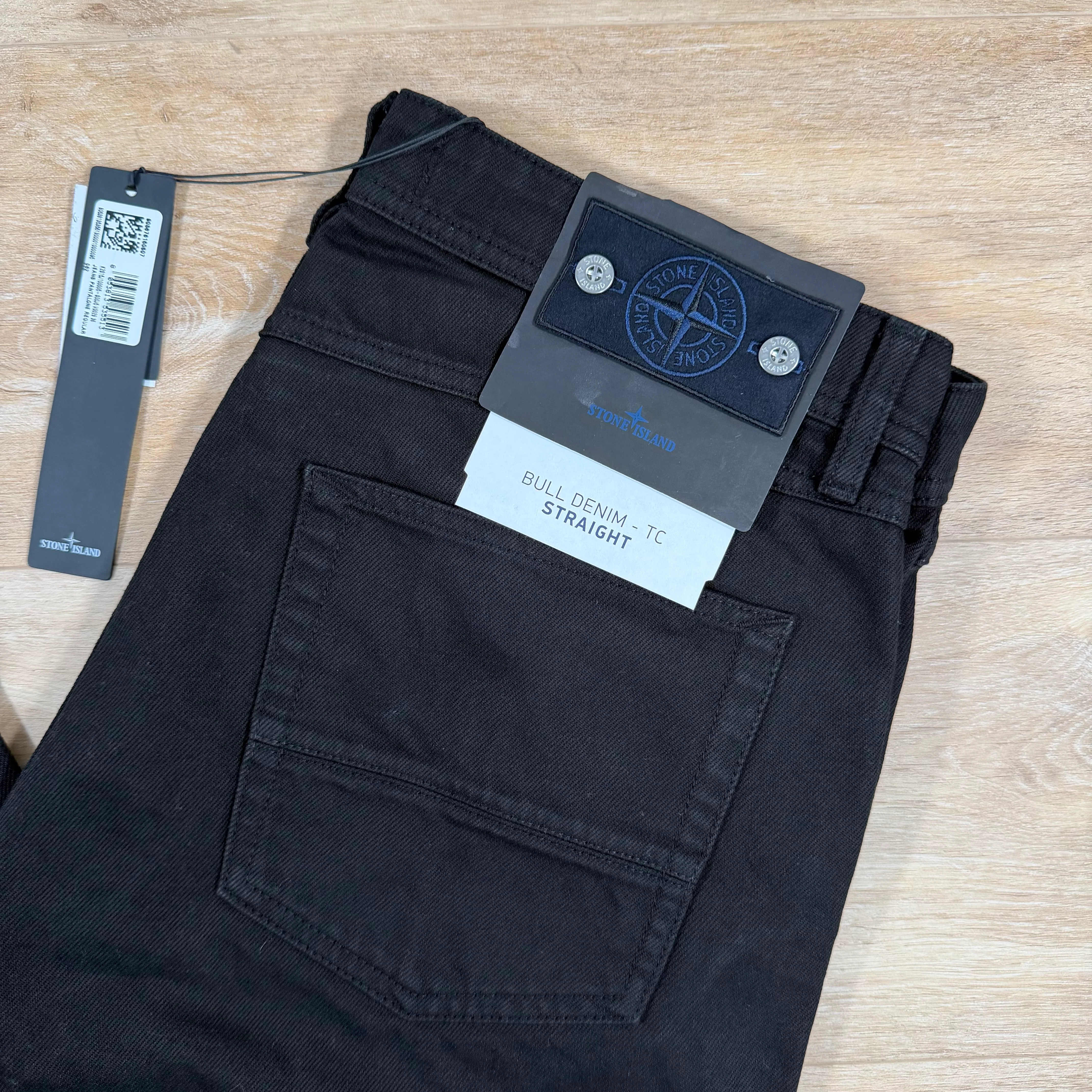 Stone Island Bull Denim-TC Black Jeans - Straight - Image 2