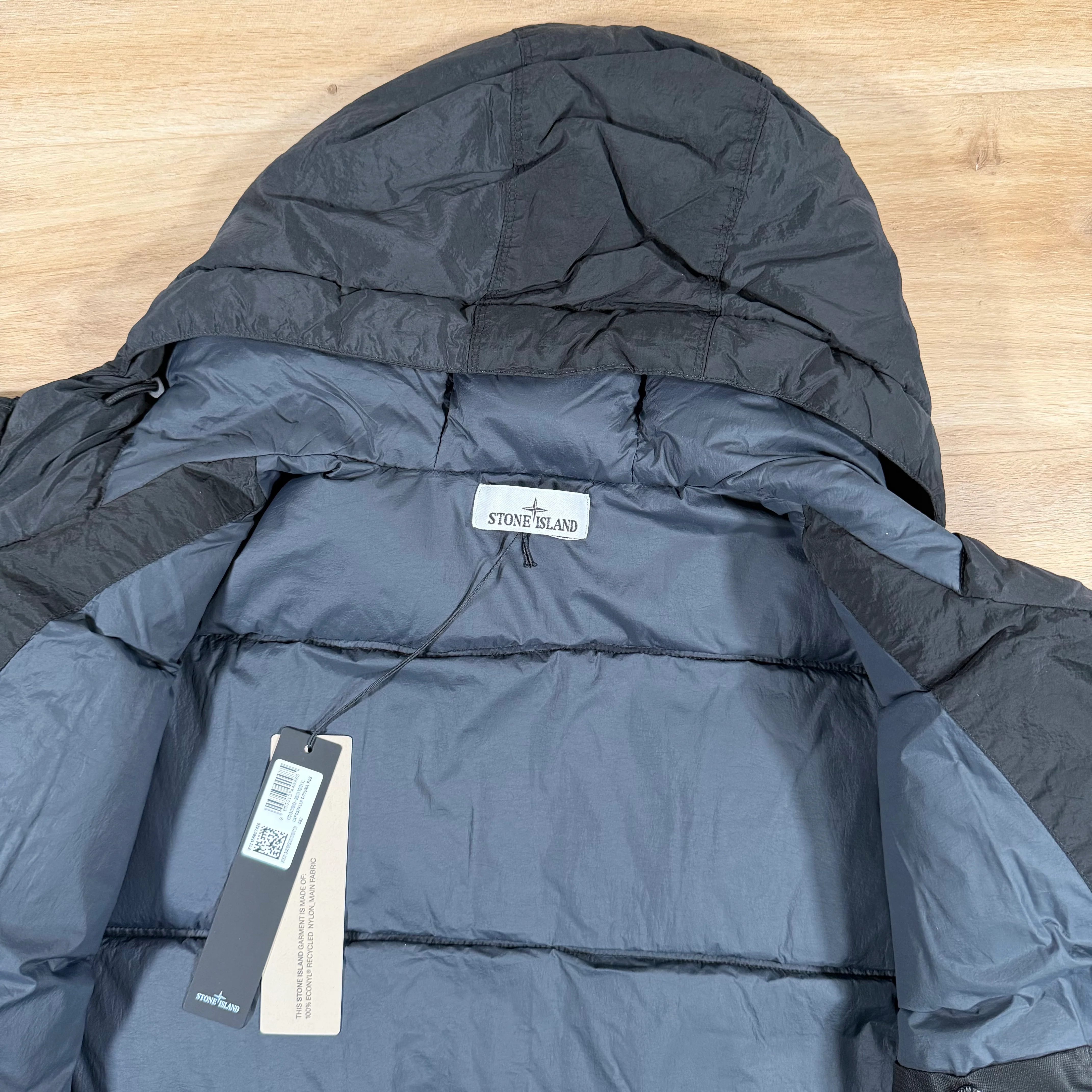 Stone Island Nylon Metal Down Parka in Black - Image 5