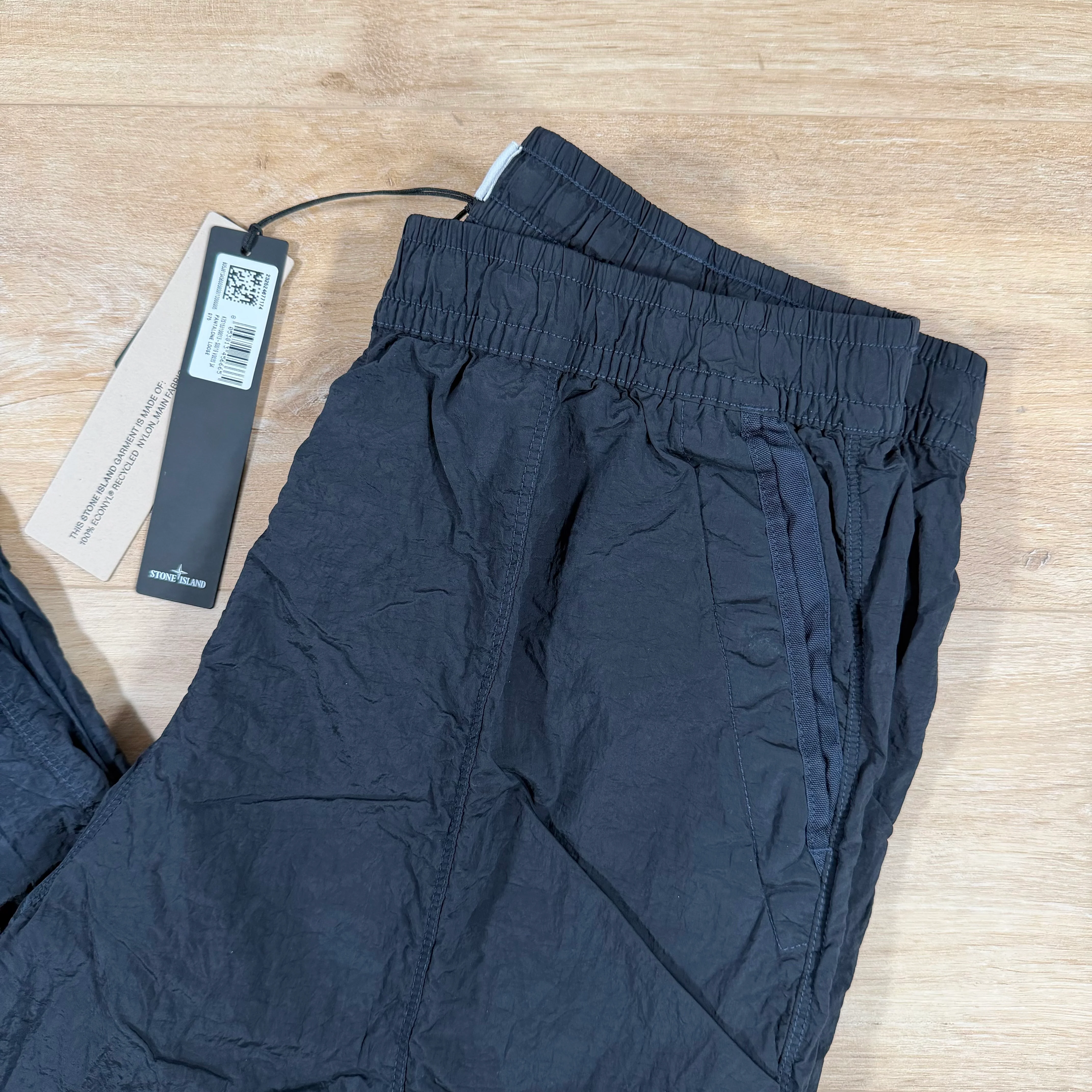 Stone Island Nylon Metal Loose Fit Cargo Trousers in Navy - Image 2