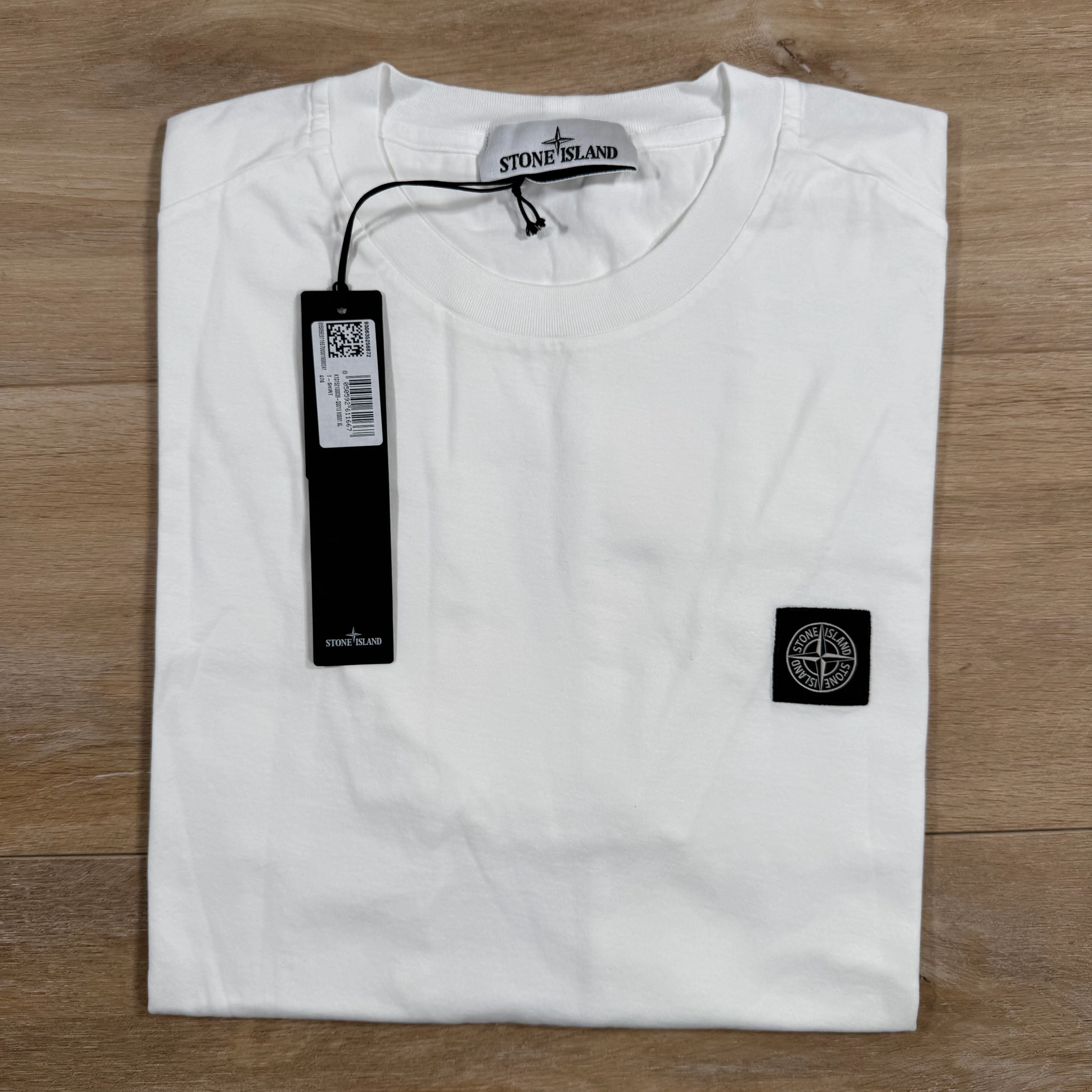 Stone Island Patch Logo T-Shirt in White - Image 2